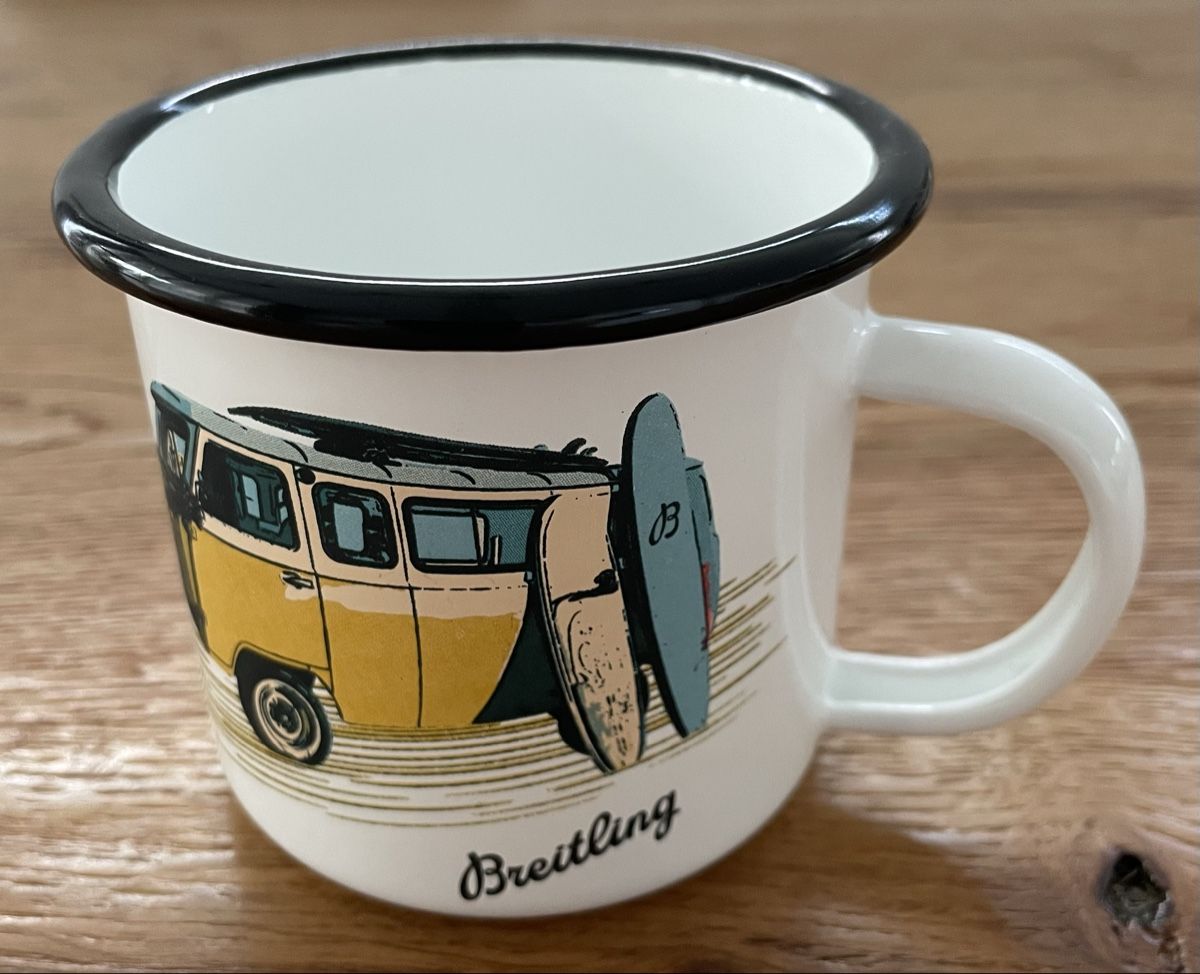Tasses: Breitling Emaille Tasse Surfer Bus – D'occasion à Arbon par Kharkiv