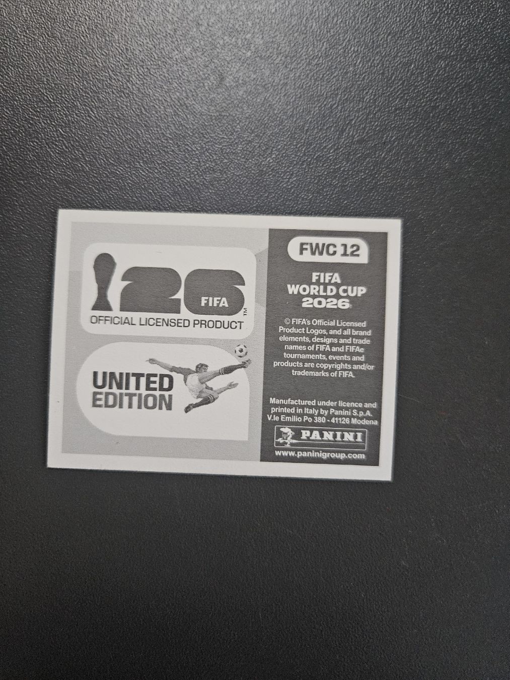 Panini Carte collezionabili: Panini WM 2026 Sticker FWC12 – Nuovo (secondo la descrizione) da Muttenz venduto da Shimoon 1
