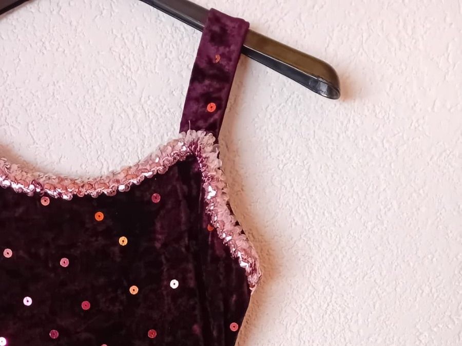 MEILYA Damen Eiskunstlauf Kleid Langarm - Strass Rollkunstlauf Wettbewerb