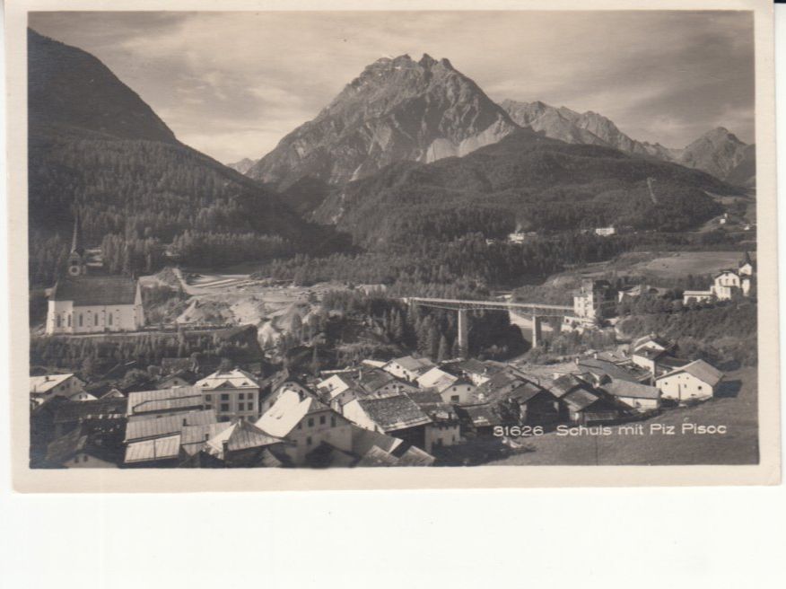 Ansichtskarten: Schuls 1924 – Gebraucht aus Bürglen TG von StampGraf