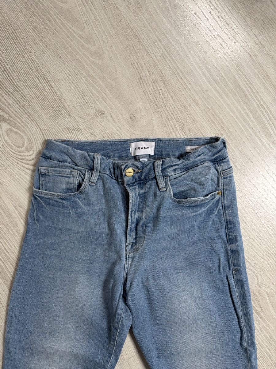 Jeans: Frame Crop Mini Boot Jeans – Usato da Wiesendangen venduto da Jafani 2