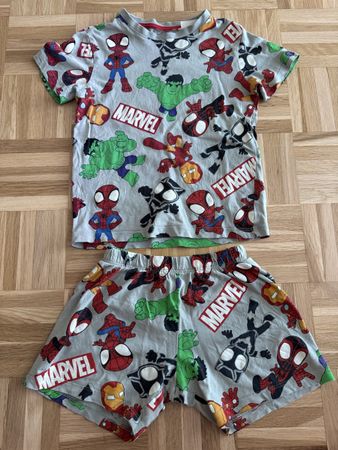 Kinder Pyjama Marvel H&M Grösse 98/104