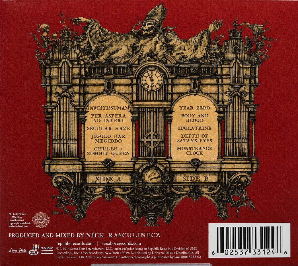 CDs: CD Ghost B.C. "Infestissumam", Nr. 130 – Neu und originalverpackt aus Kottwil von Crazyrolf 1