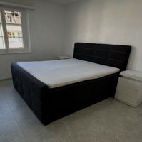 Boxspring Bett BLING II Grau 180x200 cm 