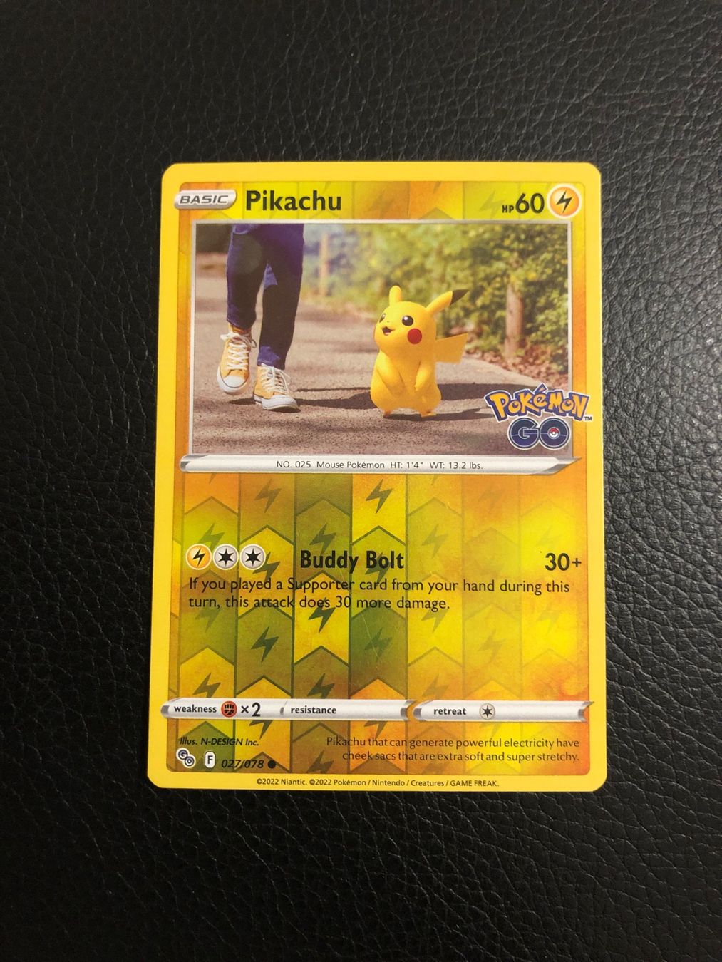 Pokémon Sammelbilder & Trading cards: Pokemon GO Pikachu reverse 27/78 Ab 1 – Gebraucht aus Paradiso von Pkmn10
