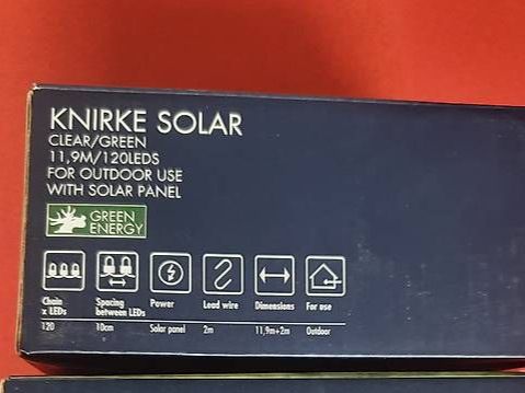 Ghirlande e barre luminose: LED-Solarlichterkette – Usato da Bern venduto da Helays 1
