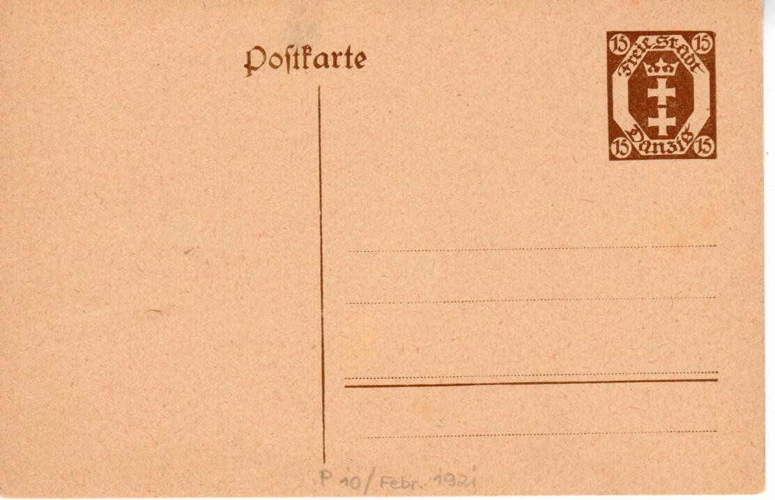 Tous les timbres: PK, Danzig – D'occasion à Wolhusen par Curver9