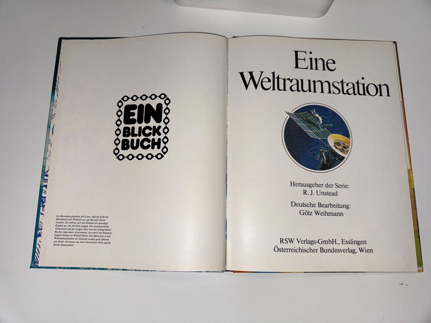 Libri: BUCH: Eine Weltraumstation – Usato da Grosswangen venduto da Second_hand_paradise 1