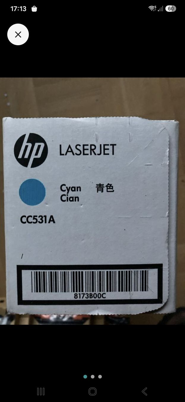 Hewlett Packard Druckerpatronen & Toner: HP cc531a 304A Cyan Toner – Neu und originalverpackt aus Weesen von gmah