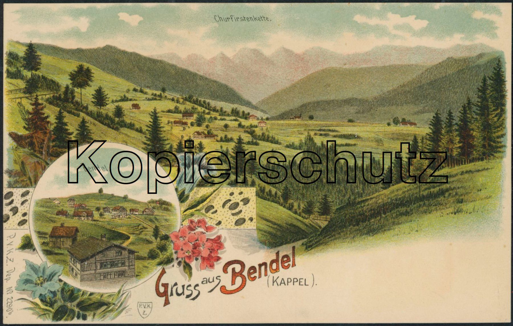 Cartoline postali: SG Bendel - Litho - Kappel – Nuovo (secondo la descrizione) da Schindellegi venduto da stationary