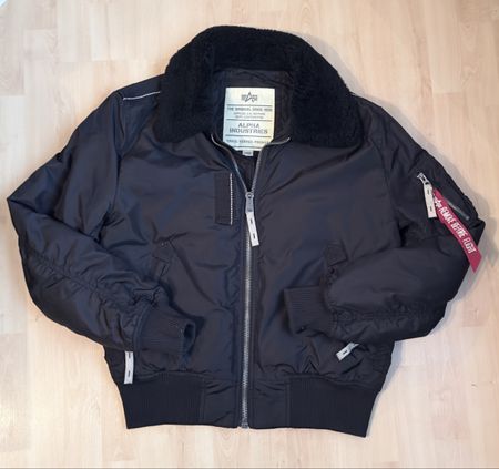 Alpha Industries Bomberjacke schwarz