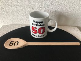 Tasse „Happy Birthday 50“