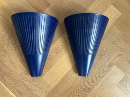 2x Vintage IKEA Klyka Wandlampen Blau – Typ V9810 Bastler