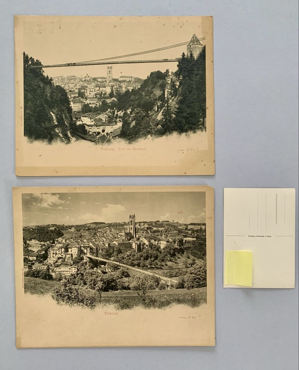 Cartes postales: Ansichtskarten/‘Riesenkarten‘ Schweiz - Freiburg – D'occasion à Düdingen par polytropon_5