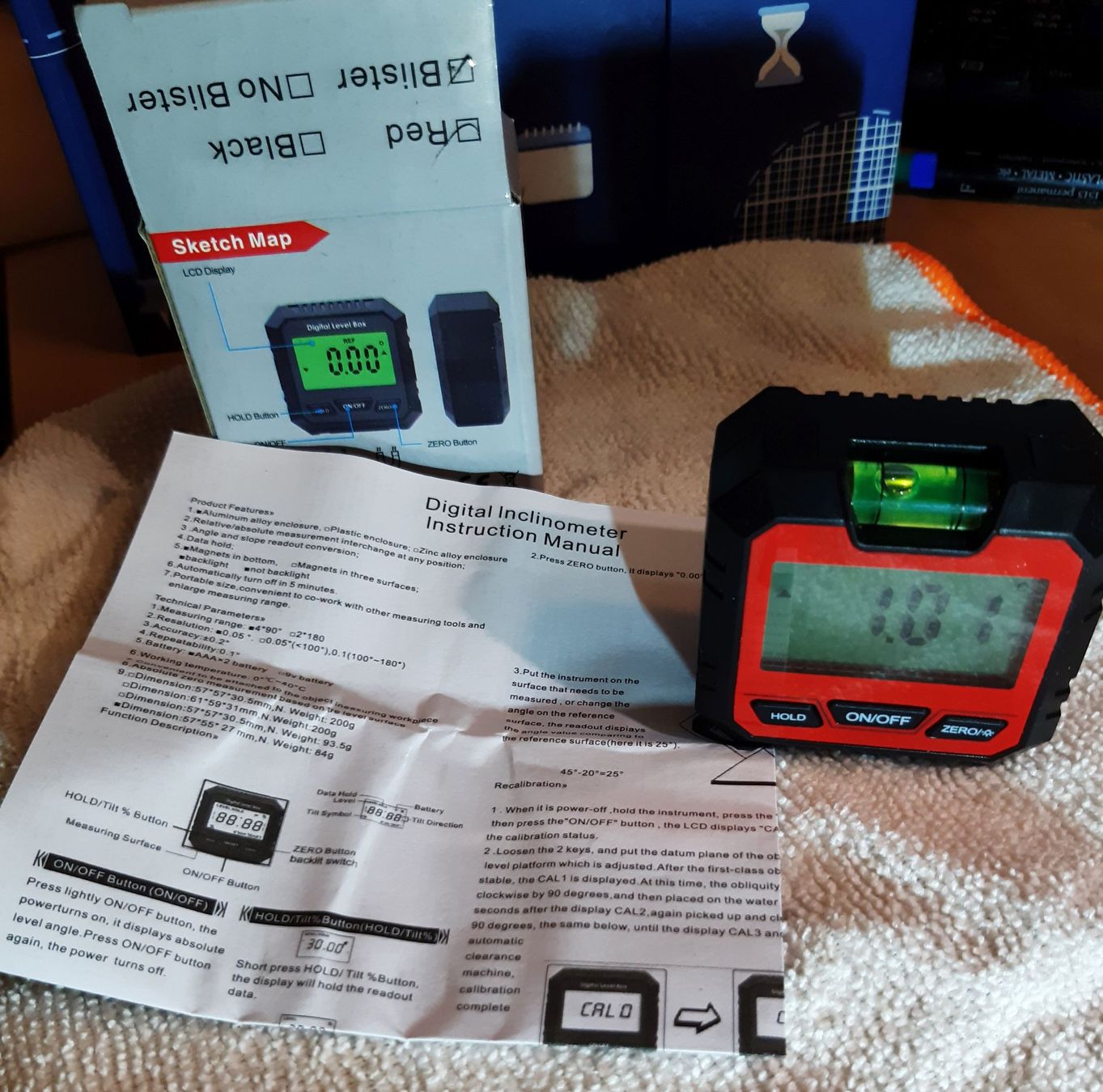 Misurare: Digitaler Winkelmesser und Wasserwage – Nuovo e nell'imballaggio originale da St. Margarethen TG venduto da Smiley-Face 4