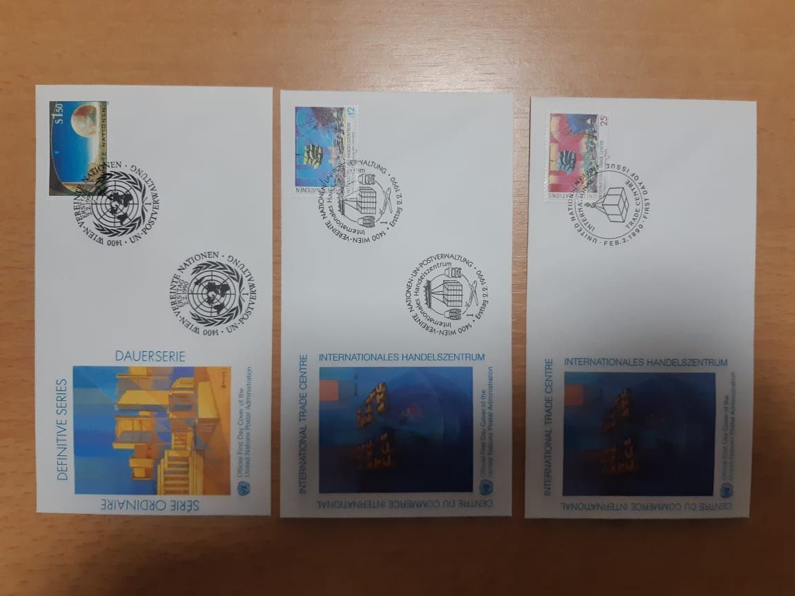 Album: Briefmarken,  Vereinte Nationen – Usato da Dulliken venduto da Airliner2 4