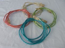 USB-Lichterketten-Set, 4 Stück à 2m, USB Verlängerungen