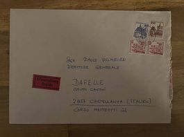Deutschland Brief  Mehrfachfrankatur