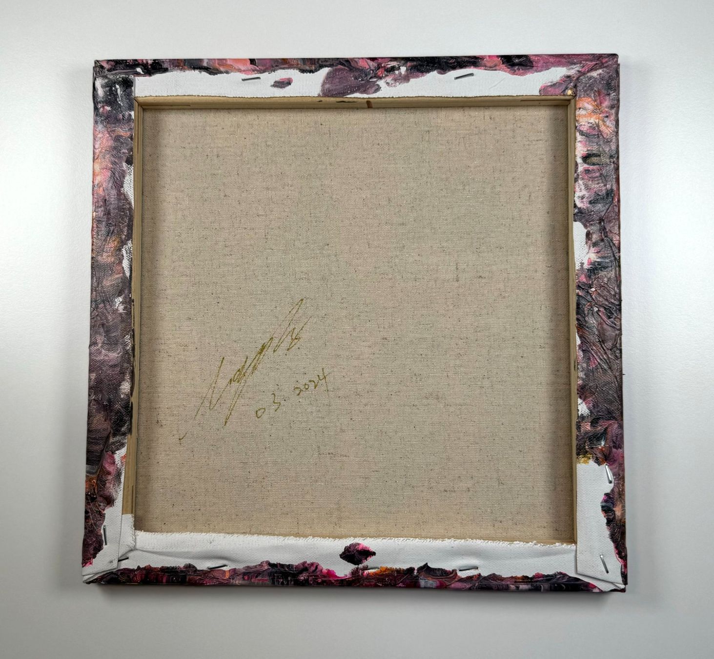 Dipinti: Acryl-Flüssigmalerei, quadratisch – Usato da Schlieren venduto da MayaSheng1983 2