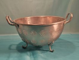 Abtropfsieb Metall, Vintage, Durchmesser: 23.5cm