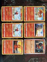 Pokémon Karten Konvolut: Raboot, Vulpix, Ninetales