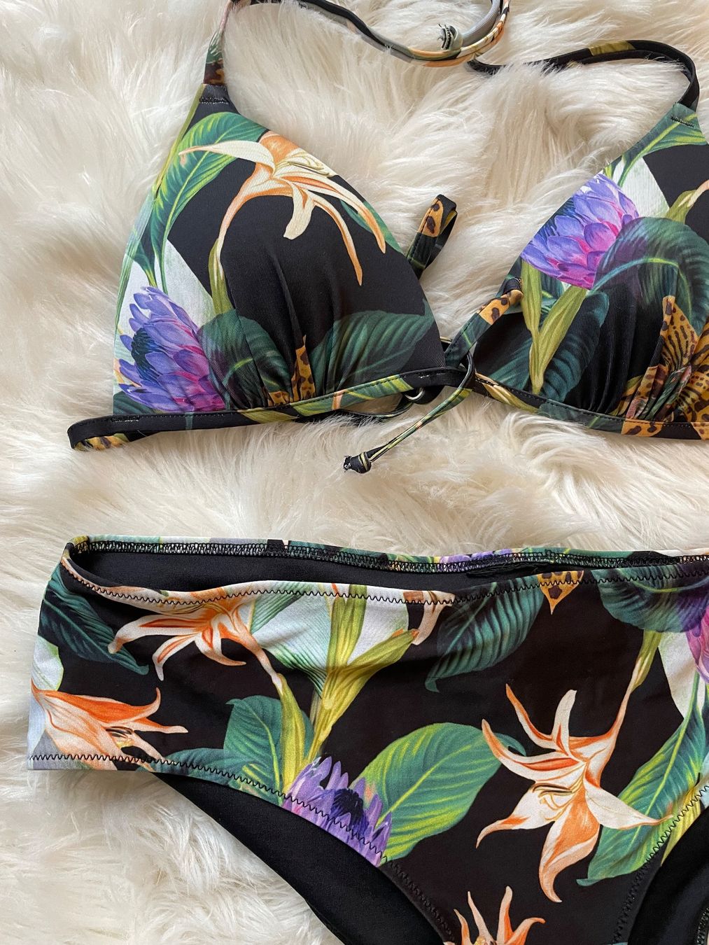 Costumi da bagno & Bikini: Sommerlicher Bikini mit Blumenmuster, Grösse S/M – Nuovo (secondo la descrizione) da Dübendorf venduto da ja-m 1