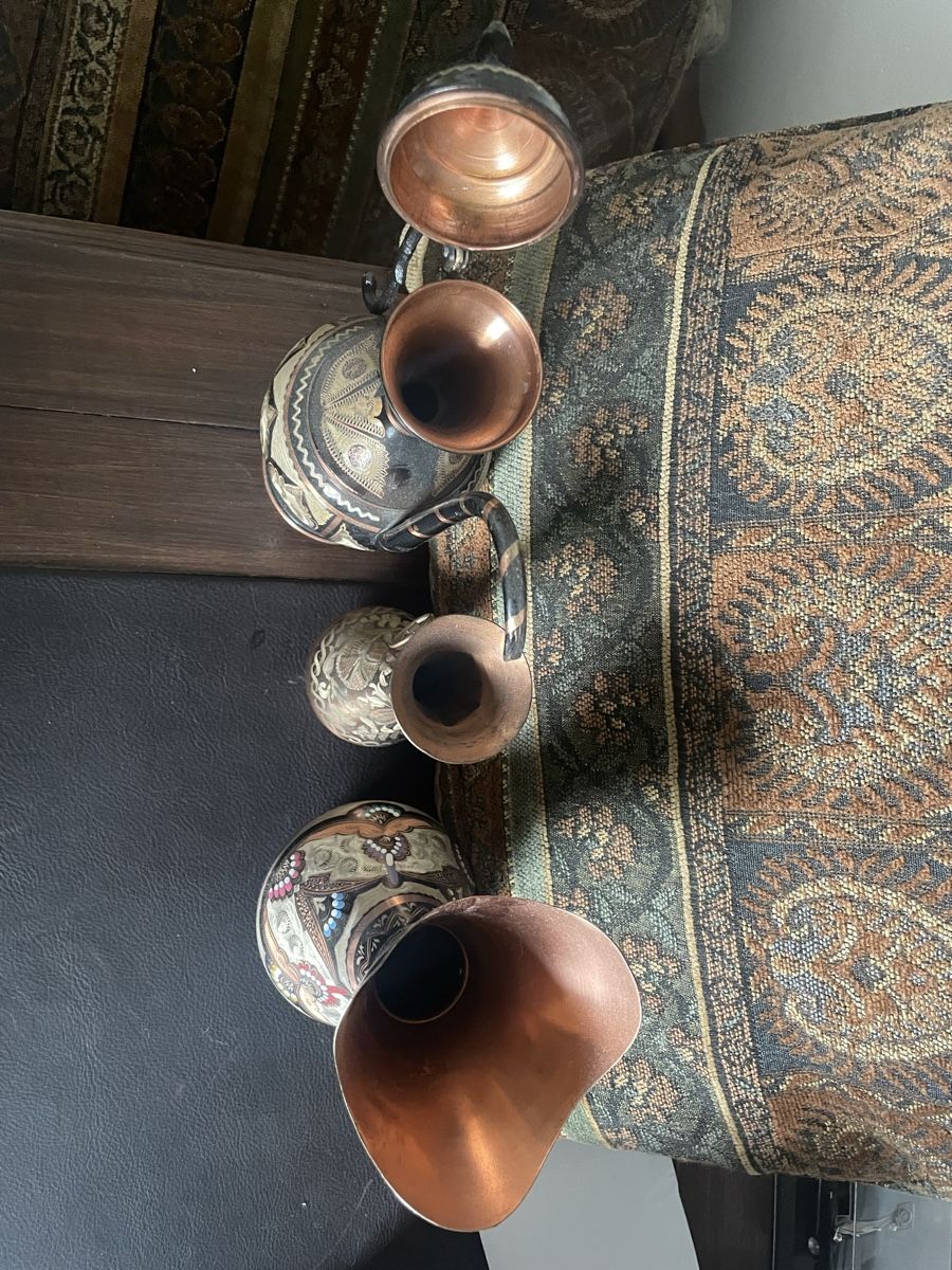 Tutte le decorazioni: Ab 1.- !!! 3 Kupfervasen Orientalisch – Usato da Zürich venduto da Campi1000 2