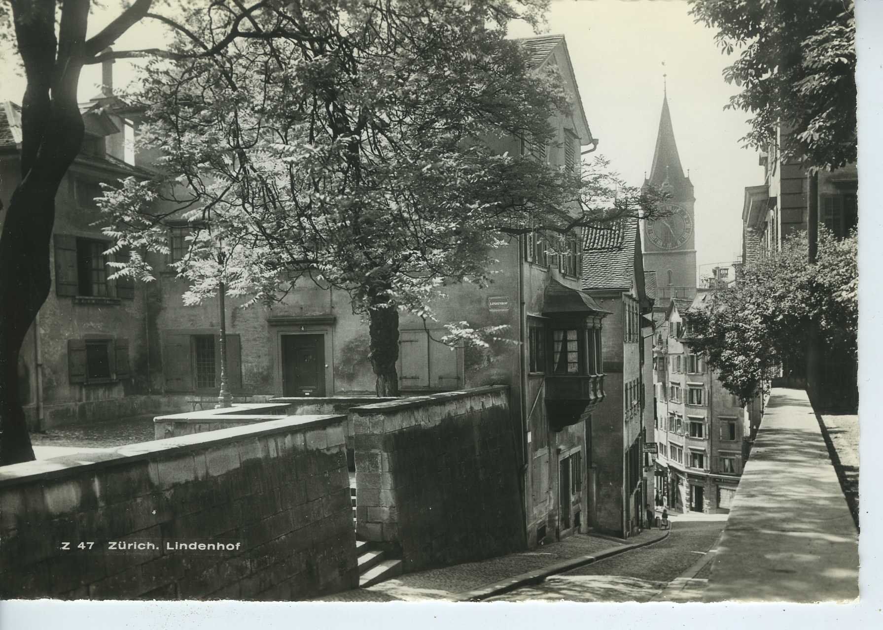 Ansichtskarten: Zürich - Lindenhof – Gebraucht aus Schleitheim von Pmschlaate