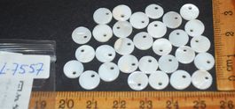 Anhänger Set L-7557 – 30 Stück Perlmutter je 8mm