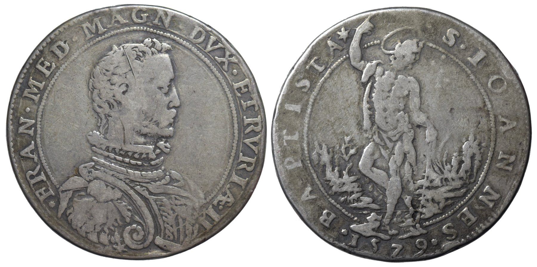 Tutti le monete: Florenz, Silber Piastre 1579 – Usato da Chiasso venduto da Novamarketing