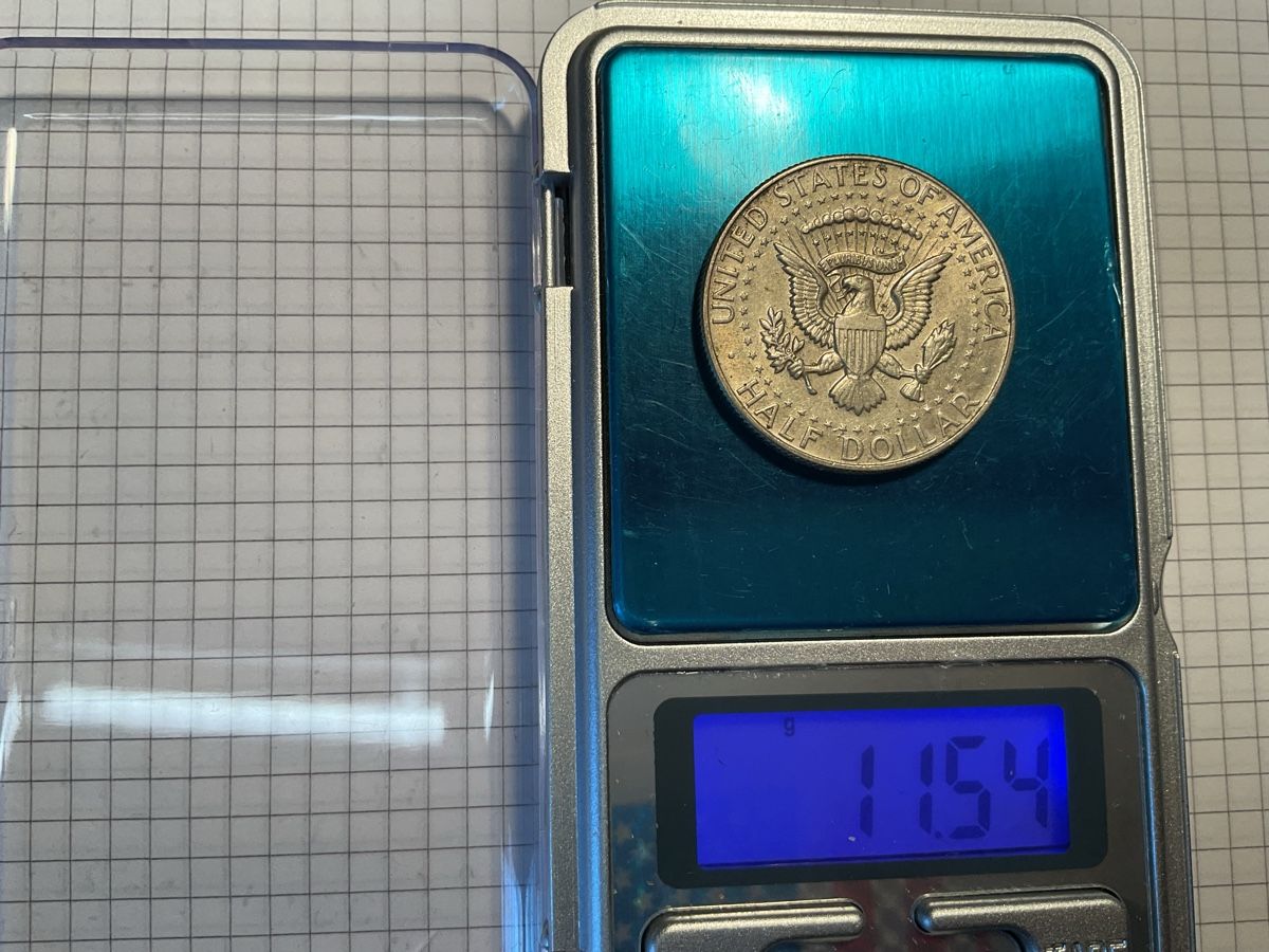 Tutti le monete: USA  . halber Kenedy Dollar in Silber  – Usato da Ursenbach venduto da tho_8s6p 1