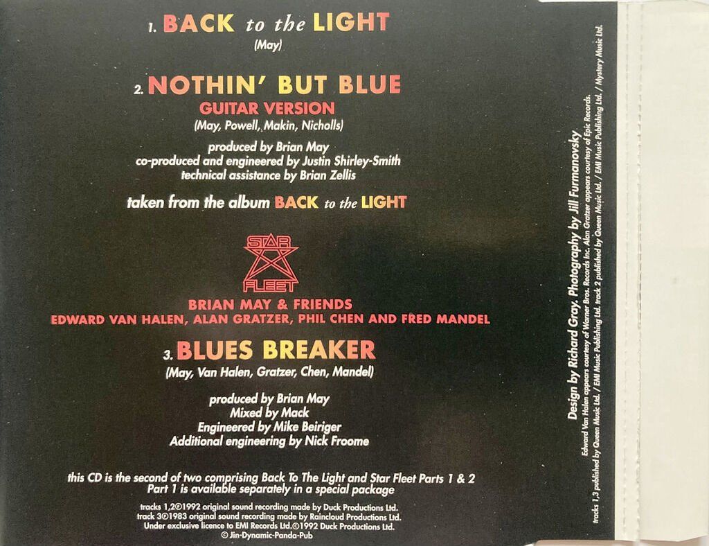 CD: QUEEN / BRIAN MAY - BACK TO THE LIGHT – Usato da Bottens venduto da hotter-than-hell 1