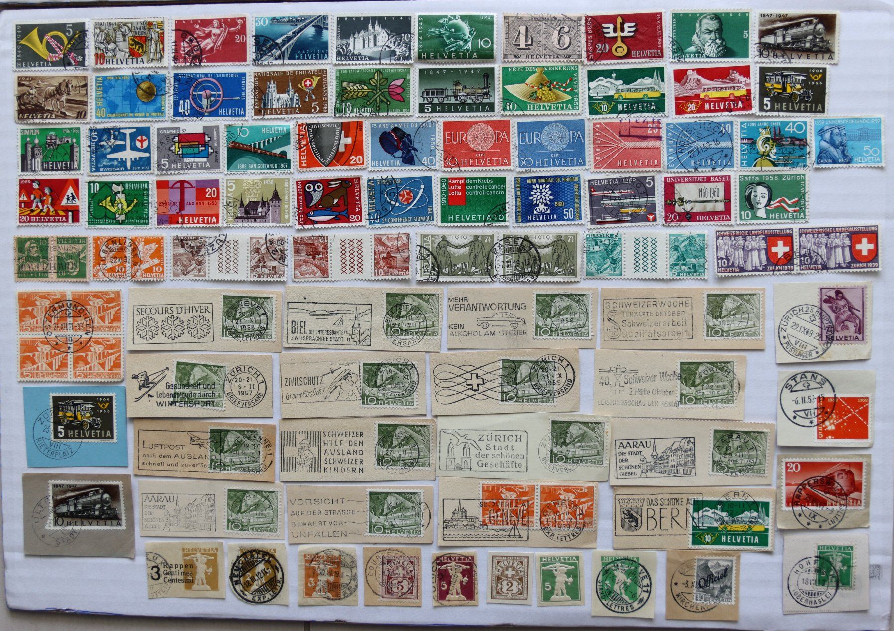 Tutti i francobolli: Briefmarken CH Lot (1) – Usato da Oberentfelden venduto da lakipul 4