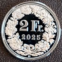 2 Franken  2025 pp / aus Münzsatz / in einer Münzkapsel