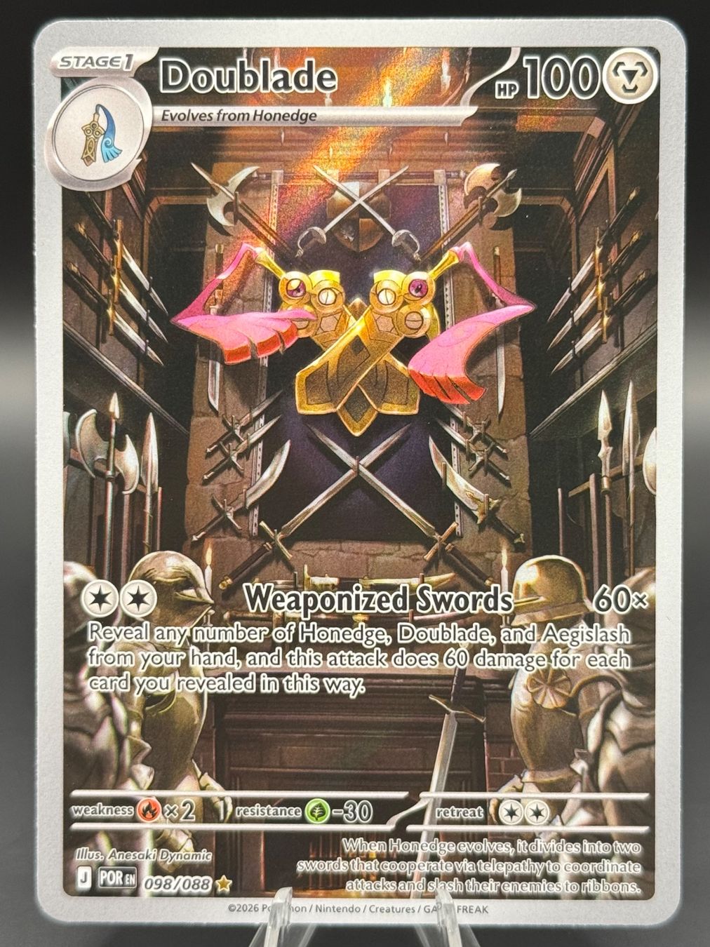 Pokémon Carte collezionabili: Doublade 098/088 EN Perfect Order – Nuovo (secondo la descrizione) da Langenthal venduto da TheCrib