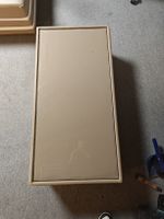 Couchtisch mit Glasplatte, Beige/Creme