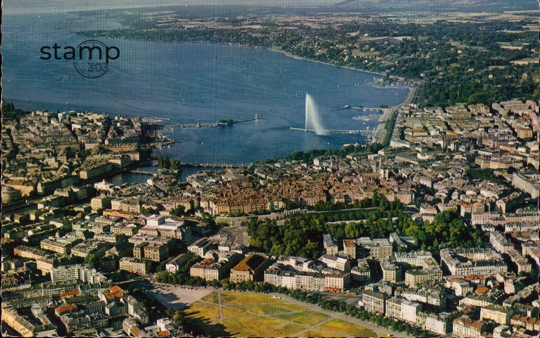 Cartoline postali: 1963 AK Genève – Usato da Eggersriet venduto da stamp303
