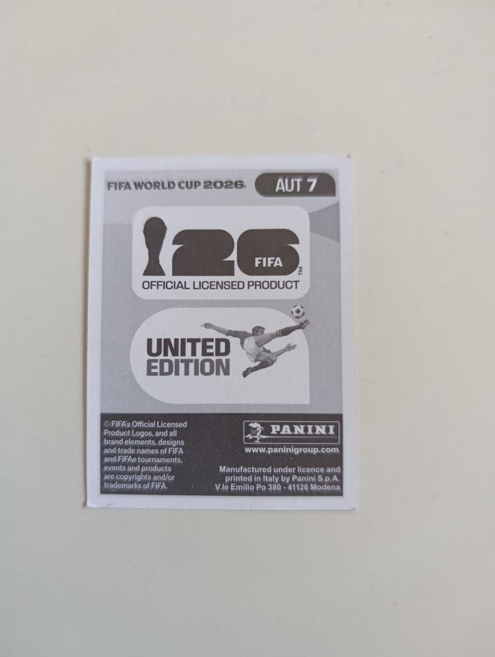 Panini Sammelbilder & Trading cards: Panini World Cup 2026 AUT 7 – Neu (gemäss Beschreibung) aus Lavey-Village von pas_7xd2 1