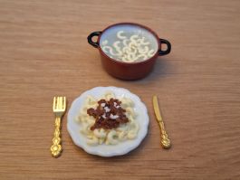 Handmade Hackfleisch Makkaroni Set