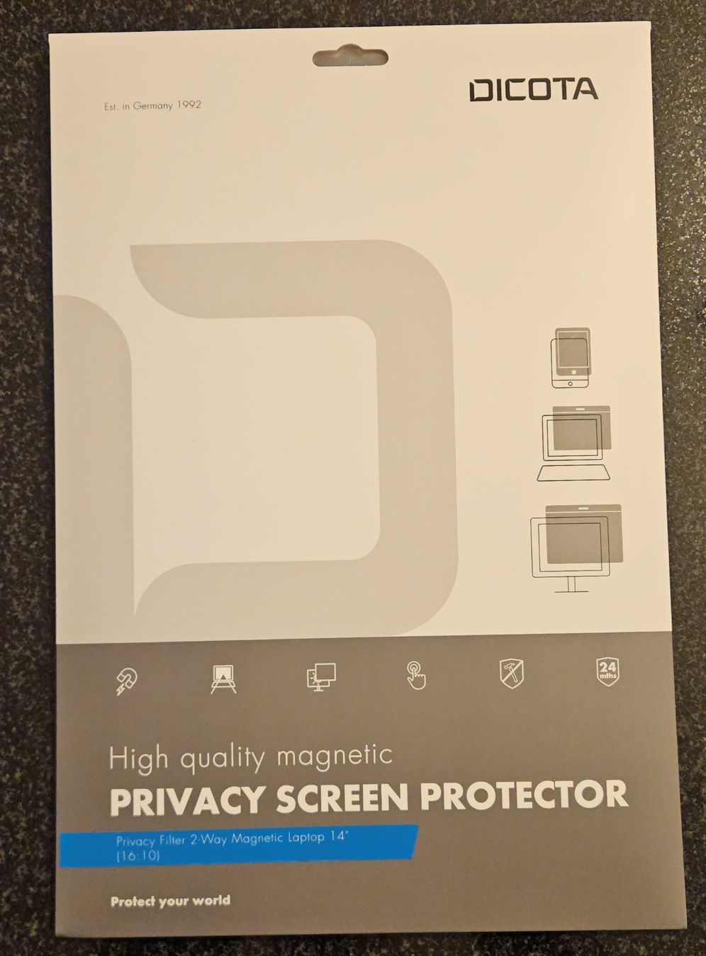 Ritocchi & pellicole di protezione: Dicota Blickschutzfilter Privacy Filter magnetisch 14" 16:10 – Nuovo e nell'imballaggio originale da Aesch BL venduto da mbe_96vl