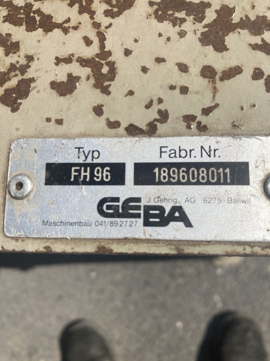 Geba Alle Maschinen: Kegelspalter Holzspalter Geba – Defekt aus Ermensee von SV1000 3