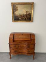 Sekretär im italienischen Barockstil mit floralen Intarsien