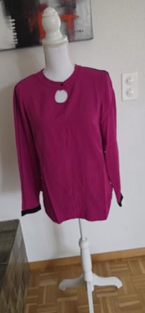Akris Punto Bluse pink Langarm gr.38