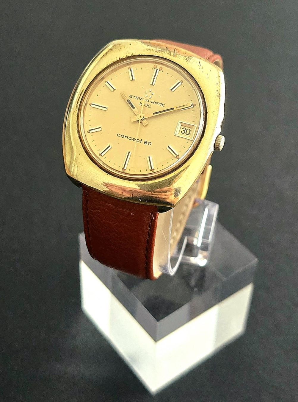 Eterna Uhren: ETERNA MATIC 1000 - DATE Concept 80 MEGA RAR – Gebraucht aus Neftenbach von Taschen-Uhren 2