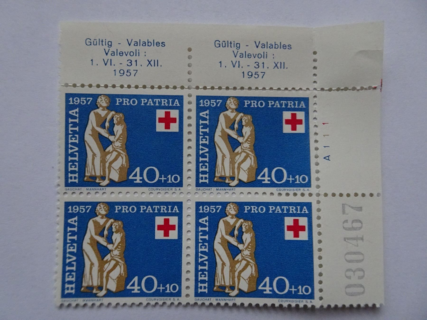 Tutti i francobolli: PP 1957** – Nuovo (secondo la descrizione) da Aadorf venduto da Chnorli-Furz 6