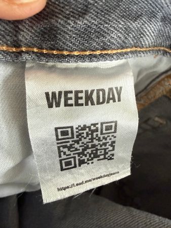 Weekday Jeans grau Damen Grösse 26/32