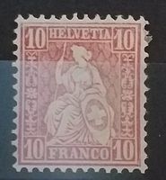 4079A) 38, Sitzende Helvetia, postfrisch Kt. 20.-