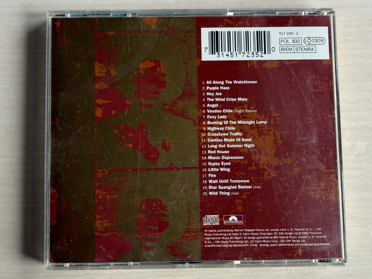 CD: Jimi Hendrix - The Ultimate Experience - CD – Usato da Oberried Brienz venduto da Chyara 1