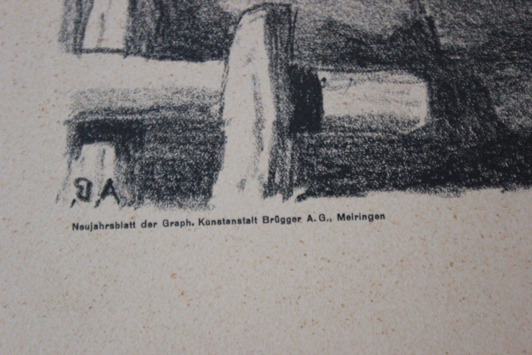 Arts picturaux & lithographies: Arnold Brügger 6 Lithographien – D'occasion à Basel par Upps_23 7