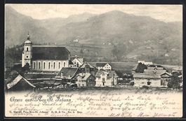 Neu-St. Johann, Ortsansicht mit Bergpano